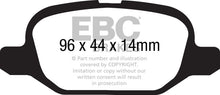 Load image into Gallery viewer, EBC Redstuff Ceramic Low Dust Rear Brake Pads for Fiat 500 2012-2014 * Part No. EBCDP31880C