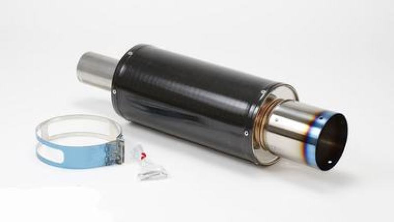 HKS Universal Carbon-Ti Cat-Back Exhaust with 170mm Shell and 75mm Diameter