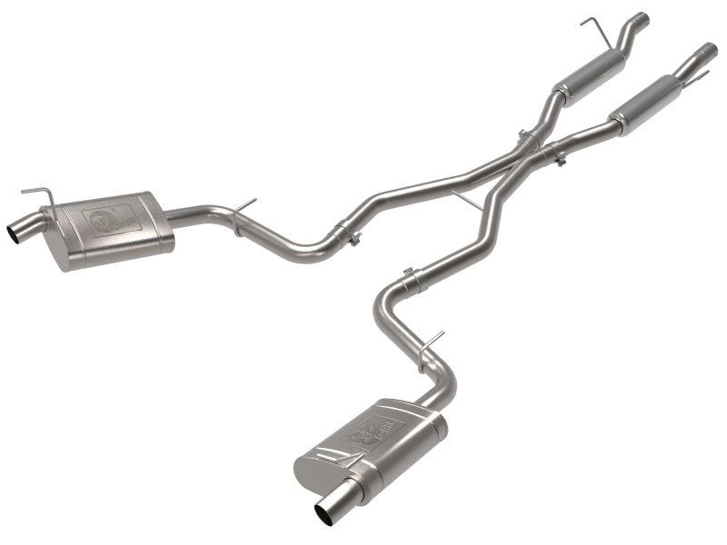 aFe Vulcan Series 2-1/4 inch Stainless Steel Cat-Back Exhaust System for Jeep Grand Cherokee L 2021-2022