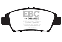 Load image into Gallery viewer, EBC Redstuff Ceramic Low Dust Front Brake Pads for Honda Fit and CR-Z (Part Number: EBC DP32041C)