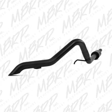 Load image into Gallery viewer, MBRP Armor BLK Series 2.5-inch Cat Back Exhaust System for Jeep Wrangler 2007-2011 with Off-Road Tail Pipe and Black Coating