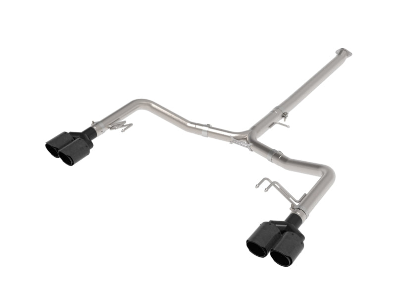 aFe Takeda 21-24 Kia K5 GT L4-2.5L Axle-Back Exhaust System with Carbon Fiber Tips