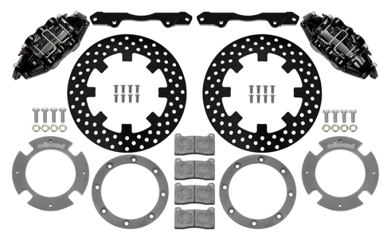 Wilwood 17-21 Can-Am X3RS Rear Brake Kit with 6-Piston Calipers and 11.25-inch Drilled Rotors