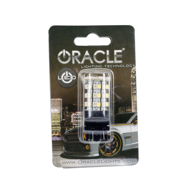 Oracle Lighting 3157 64 LED Switchback Bulb (Single) - Amber and White for Automotive Applications