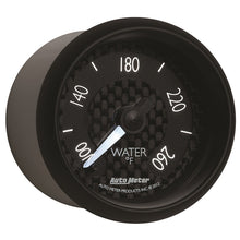 Load image into Gallery viewer, AutoMeter GT Series 52mm Full Sweep Digital Water Temperature Gauge 100-260°F