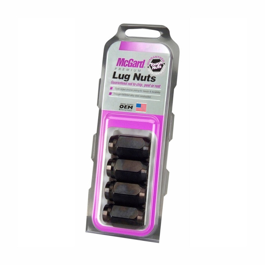 McGard Black Cone Seat Lug Nut Set M12 x 1.5 Thread – 4 Pack for Volvo 940 & 960