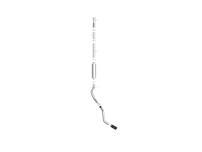 aFe Apollo GT Series 4-inch Stainless Steel Cat-Back Exhaust System with Black Tip for GM 2500/3500HD 2020-2021