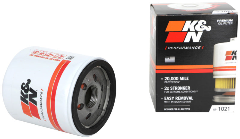 K&N Engineering Premium Wrench-Off Oil Filter (Part Number: KNNHP-1021)