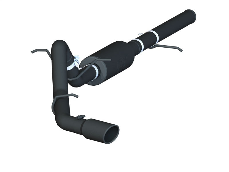 MBRP Armor BLK Series 14-17 Chevrolet Silverado 1500 4.3/5.3L 3-Inch Cat Back Exhaust System with Black Coating