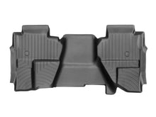 Load image into Gallery viewer, WeatherTech FloorLiner DigitalFit Rear Floor Mat Black for 2014+ GMC Sierra and Chevrolet Silverado Double Cab with Vinyl Floors | Part 449662V