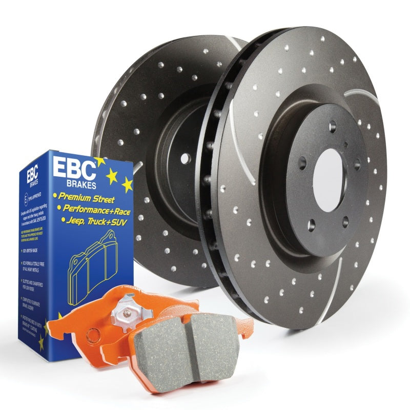EBC S8 Brake Pad and Rotor Kit for 2011-2013 Jeep Wrangler