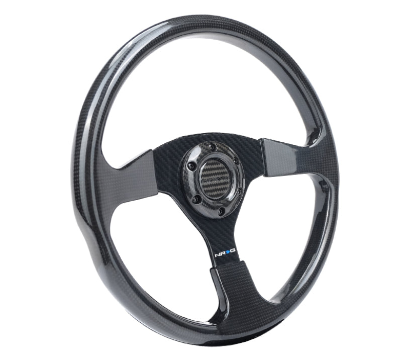 NRG Carbon Fiber 350mm Steering Wheel - Lightweight and Performance-Driven