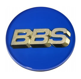 BBS Center Cap 56mm Blue and Gold for Automotive Wheels