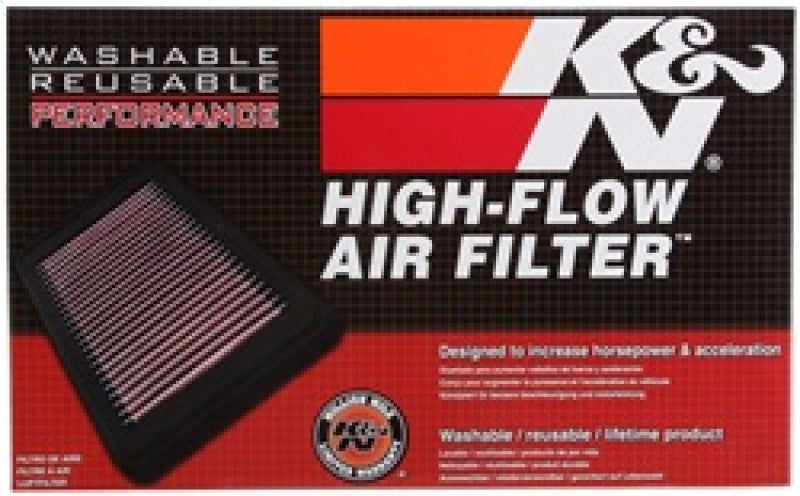 K&N Engineering High-Flow Drop-In Air Filter for Mitsubishi Montero and Pajero (Part Number: KN033-2164)