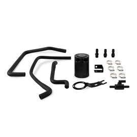 Mishimoto Baffled Oil Catch Can Kit for 2016+ Mazda MX-5 Miata, Black - MMBCC-MIA-16PBE