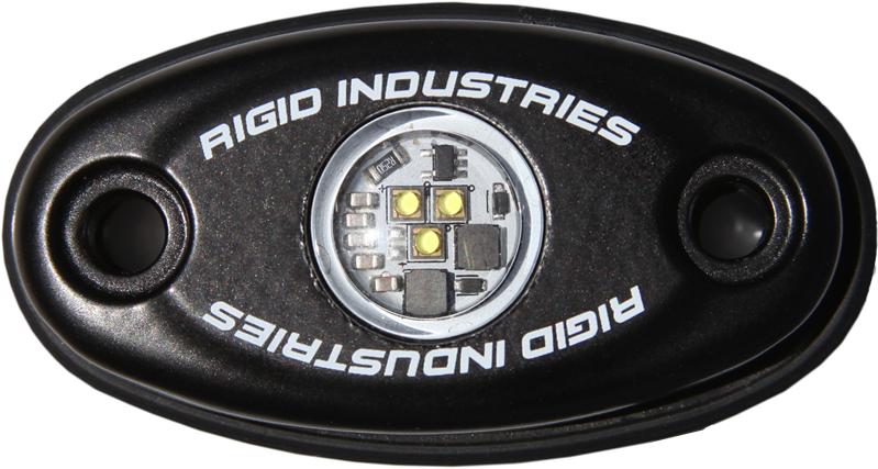 Rigid Industries A-Series LED Accessory Light - Black - Low Strength - Red