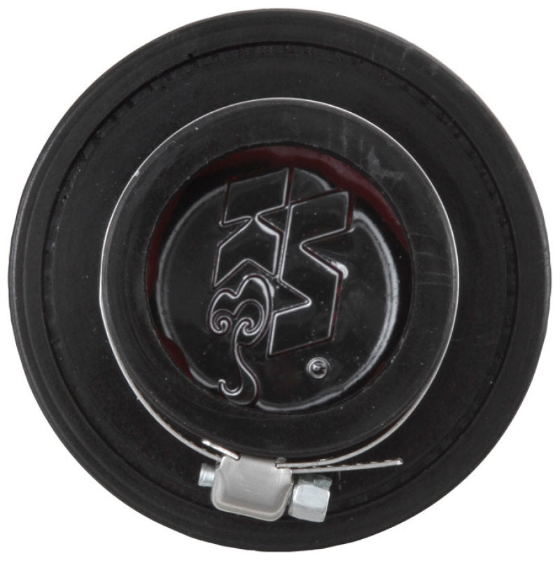 K&N Engineering 62-1460 Chrome Finish Rubber Base Crankcase Vent Filter, 1.5-inch Flange