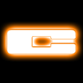 ORACLE Lighting Universal LED Letter Badges - Matte White Finish - Customizable Glow for Vehicles