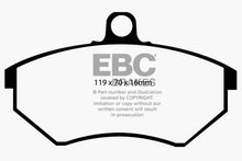Load image into Gallery viewer, EBC Redstuff Ceramic Low Dust Front Brake Pads for Volkswagen Cabriolet 1.8