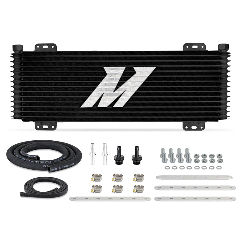 Mishimoto Universal 13-Row Stacked Plate Transmission Cooler Kit with Powder Coating – Heavy-Duty Performance