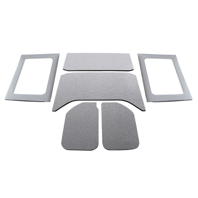 DEI 11-18 Jeep Wrangler JK 4-Door Boom Mat Complete Headliner Kit - Gray