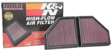 Load image into Gallery viewer, K&amp;N Engineering Part 33-5086 High-Flow Drop-In Air Filter for 2016-2019 BMW 750i and M550i xDrive