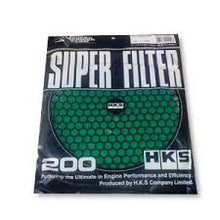 Load image into Gallery viewer, HKS 3 Layer Dry 200mm Green Replacement Filter Element for Automotive Applications
