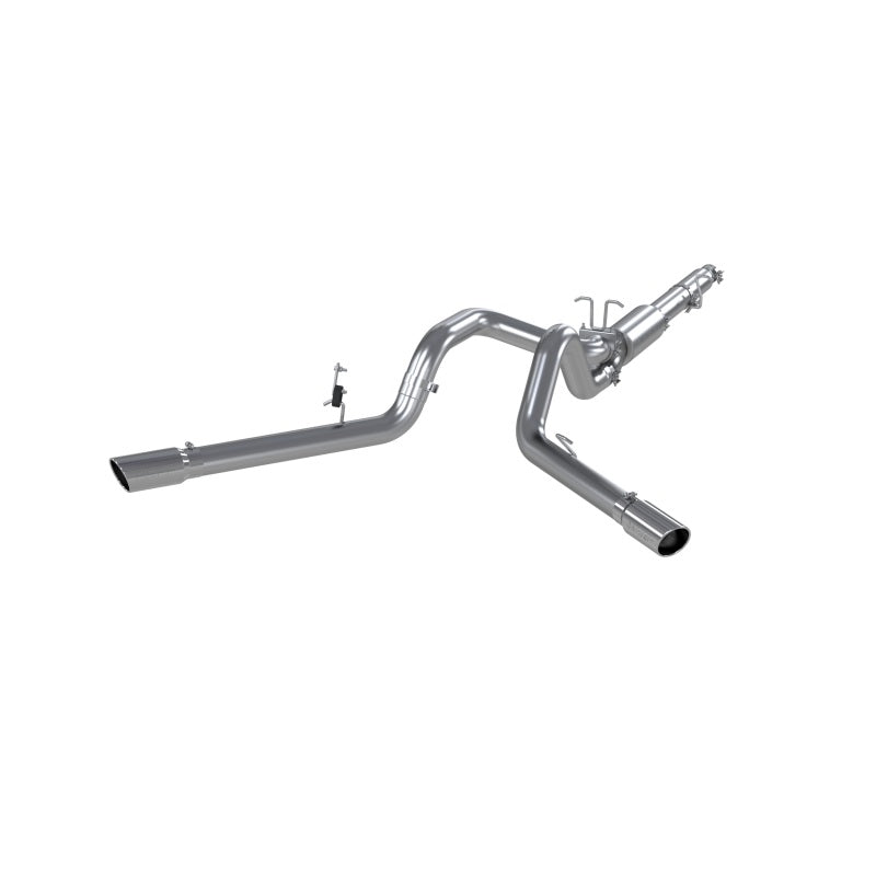 MBRP Armor Lite Series Cat Back Exhaust System for 1999-2004 Ford F-250/F-350 V-10, 4-inch Dual Split Side Exit