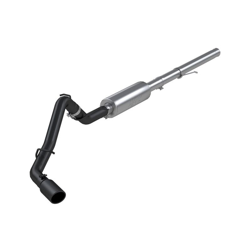 MBRP Armor BLK Series 14-17 Chevrolet Silverado 1500 4.3/5.3L 3-Inch Cat Back Exhaust System with Black Coating