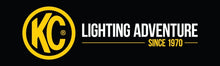 Load image into Gallery viewer, KC HiLiTES 17-inch x 60-inch Black and Yellow Vinyl Banner with Grommets