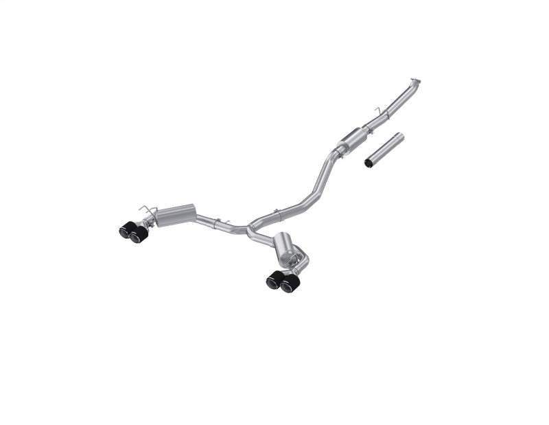 MBRP Armor Pro Series T304 Stainless Steel Cat-Back Exhaust System for Honda Civic 2022-2024 with Carbon Fiber Tips