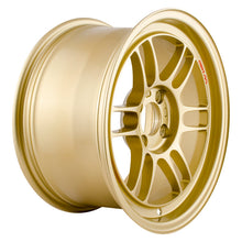 Load image into Gallery viewer, Enkei RPF1 15x8 Gold Alloy Wheel with 4x100 Bolt Pattern and 28mm Offset - Part Number enk3795804928GG