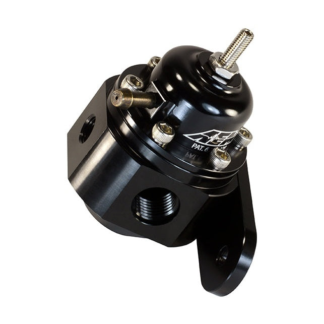 AEM Universal Black Adjustable Fuel Pressure Regulator (Part Number: AEM25-302BK)