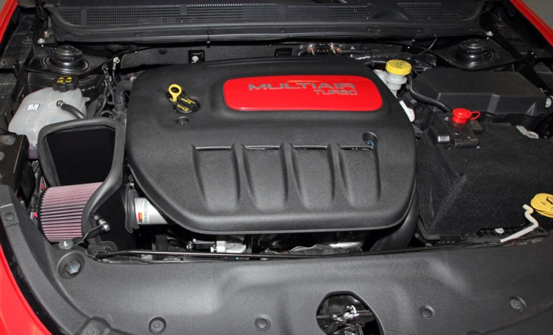 K&N Engineering 69-2548TS Silver Typhoon Performance Cold Air Intake for Dodge Dart 2013-2014, 1.4L