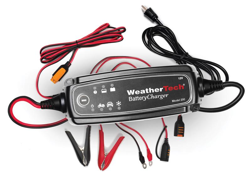 WeatherTech 4 Amp 12V/16V Switchable Battery Charger and Tender - Model WET8BCHR4