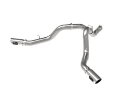 aFe Large Bore-HD 4-inch 409 Stainless Steel DPF-Back Exhaust System with Polished Tips for GM Diesel Trucks 2020-2025