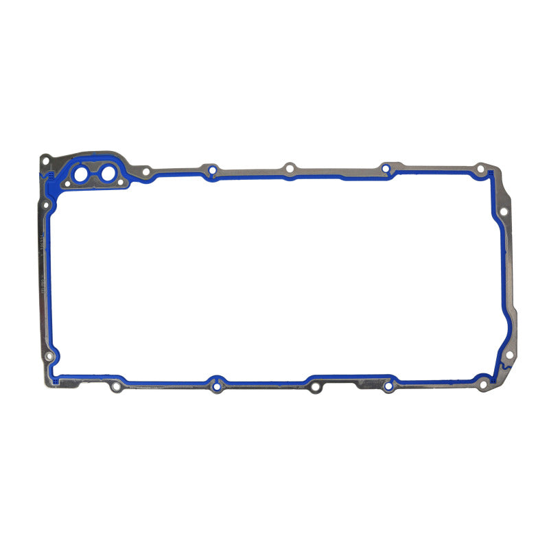 Fel-Pro OS 30693 R Engine Oil Pan Gasket for Chevy Silverado 1500 and Corvette - PermaDry Molded Rubber