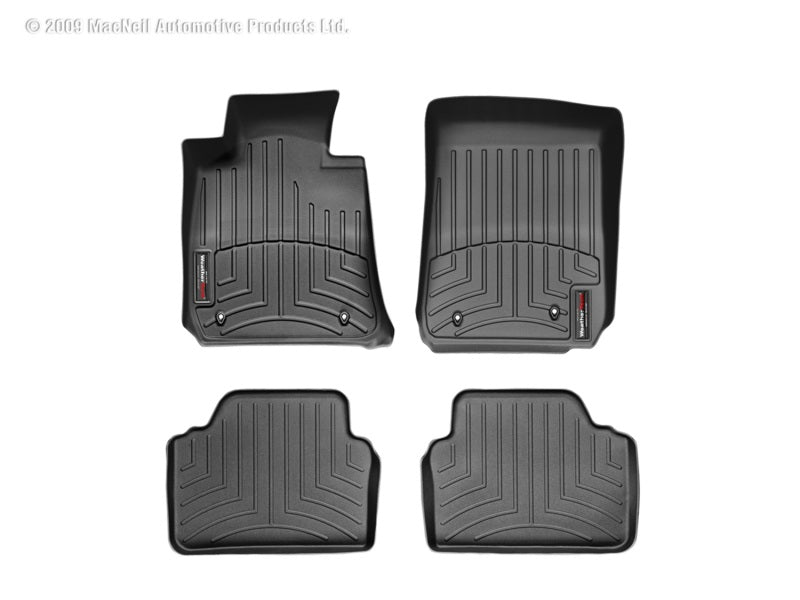 WeatherTech FloorLiner DigitalFit for BMW 3 Series (2006-2011) * Front and Rear, Black, Part #WET441581-441462