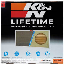 Load image into Gallery viewer, K&amp;N Engineering 20 x 20 x 1 HVAC Reusable Air Filter with MERV 11 Rating