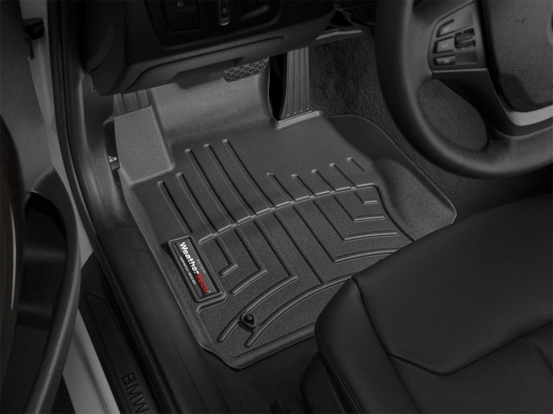 WeatherTech DigitalFit Front FloorLiner for BMW 3-Series (2012-2014) in Black * Part Number wet444541