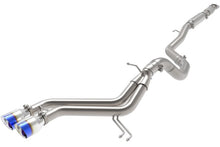 Load image into Gallery viewer, aFe Takeda 2-1/2 inch to 3 inch Stainless Steel Cat-Back Exhaust with Blue Flame Tips for Hyundai Veloster 2013-2017