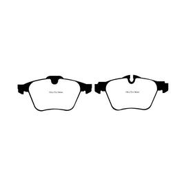 EBC Yellowstuff Brake Pads for Jaguar XF 3.0 Supercharged * Performance Street and Track Use