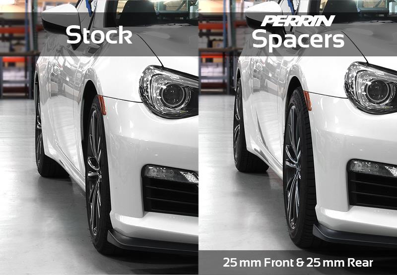 Perrin Performance 30mm Wheel Spacers for Subaru WRX, STI, BRZ & Toyota GR86 - 5x100 Bolt Pattern