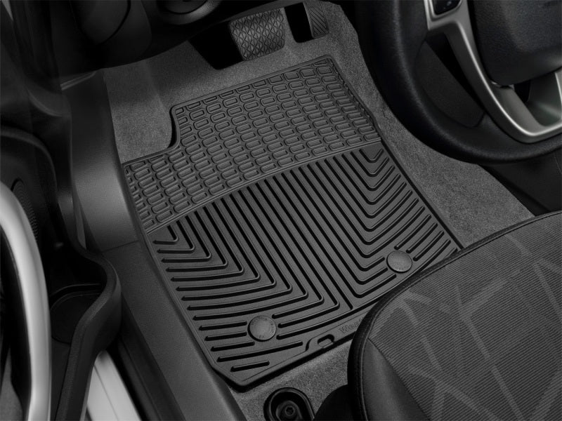 WeatherTech All-Weather Front Rubber Floor Mats for Ford Fiesta - Black, Part WETW240