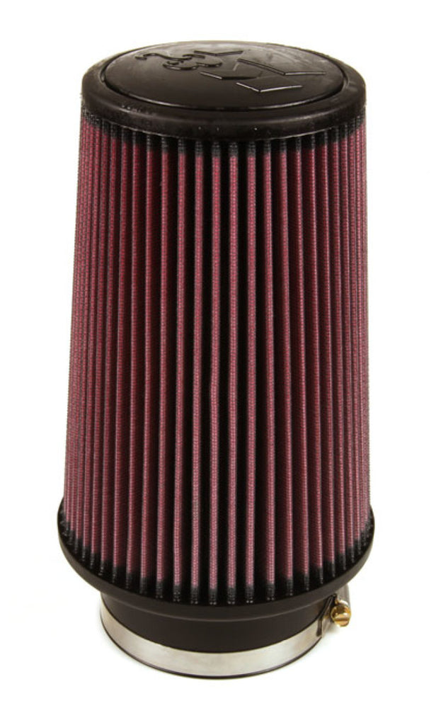 K&N Engineering Universal Rubber Air Filter 4 Inch Flanged for Automotive and Equipment