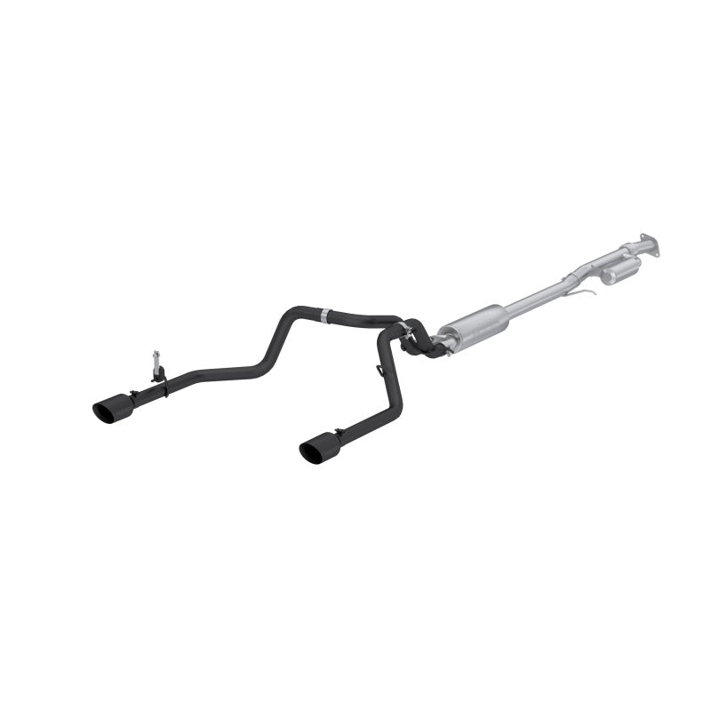 MBRP Armor BLK Series 3-Inch Black Coated Cat-Back Exhaust System for Chevrolet Silverado 1500 and GMC Sierra 1500 (2019-2021)