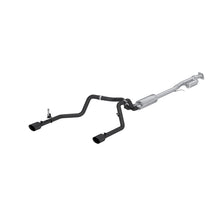 Load image into Gallery viewer, MBRP Armor BLK Series 3-Inch Black Coated Cat-Back Exhaust System for Chevrolet Silverado 1500 and GMC Sierra 1500 (2019-2021)