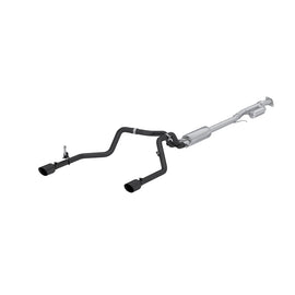 MBRP Armor BLK Series 3-Inch Black Coated Cat-Back Exhaust System for Chevrolet Silverado 1500 and GMC Sierra 1500 (2019-2021)