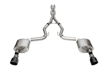 Load image into Gallery viewer, CORSA Performance 24+ Ford Mustang GT Xtreme Cat-Back Exhaust System with 3.0-inch Dual Rear Exit and 4.5-inch Black PVD Pro Tips