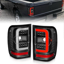 Load image into Gallery viewer, ANZO 2001-2011 Ford Ranger LED Tail Lights with Light Bar, Black Housing, Clear Lens
